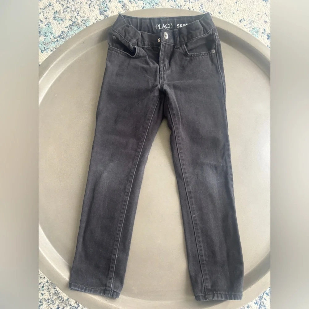 The Children’s Place Classic Black Denim Pants Size 7